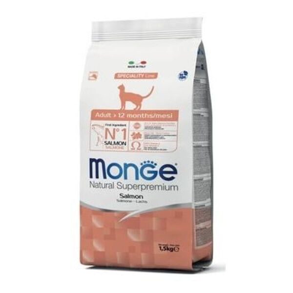 MONGE Adult Monoprotein Salmon 1,5 kg