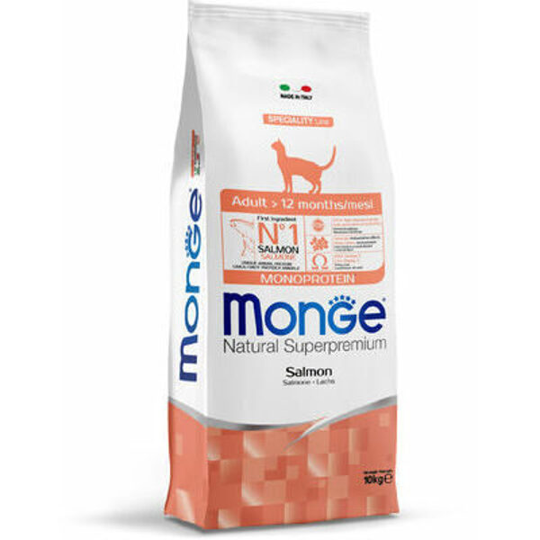 MONGE Adult Monoprotein Salmon 10 kg