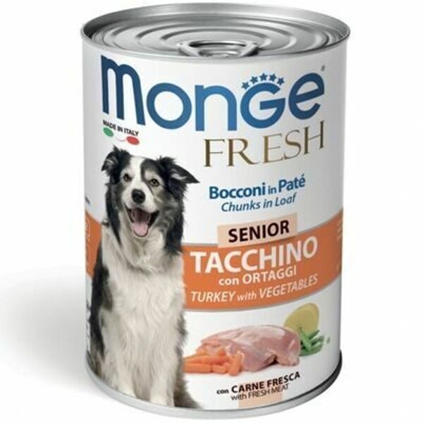 Monge Fresh Chunks SENIOR with Turkey & Vegetables 400 g