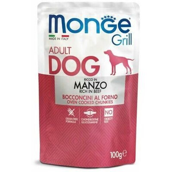 Monge Grill Pouch Beef 100 g