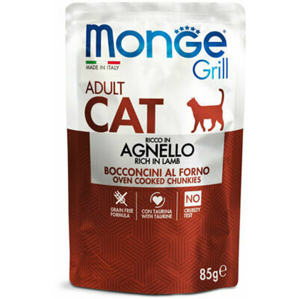 Monge Grill Pouch Chunkies in Jelly Lamb Adult 85 g