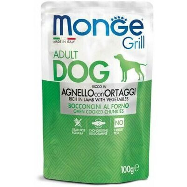 Monge Grill Pouch Lamb and Vegetables 100 g