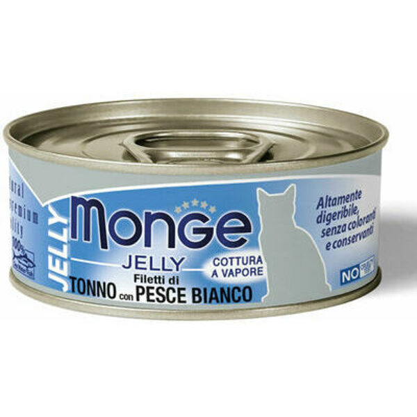 Monge Jelly Tuna Flakes with Seabream Adult 80 g