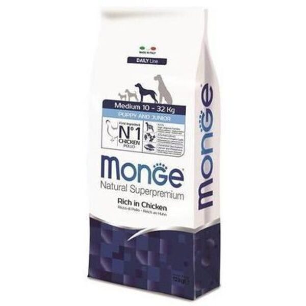 MONGE MEDIUM Puppy & Junior 12 kg