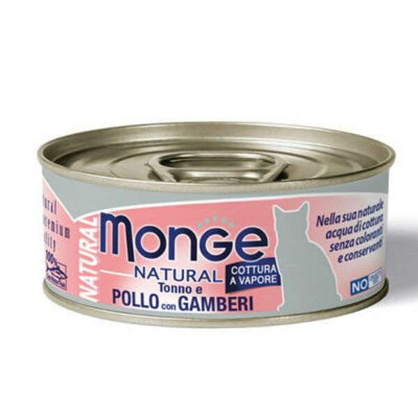Monge Natural acqua Chicken with Shrimps 80 g
