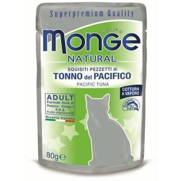 Monge Natural pouches Tuna in Jelly 80 g