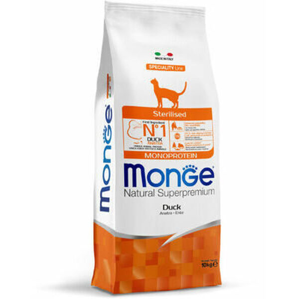 MONGE Sterilised Monoprotein Duck 10 kg