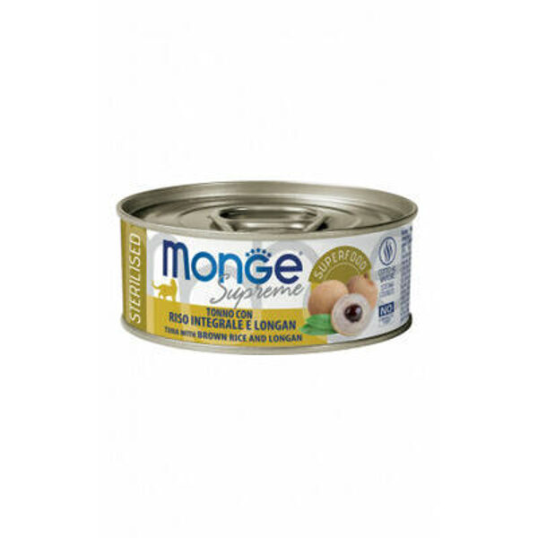 Monge Supreme Tuna with Brown rice&Longan Sterilised 80 g