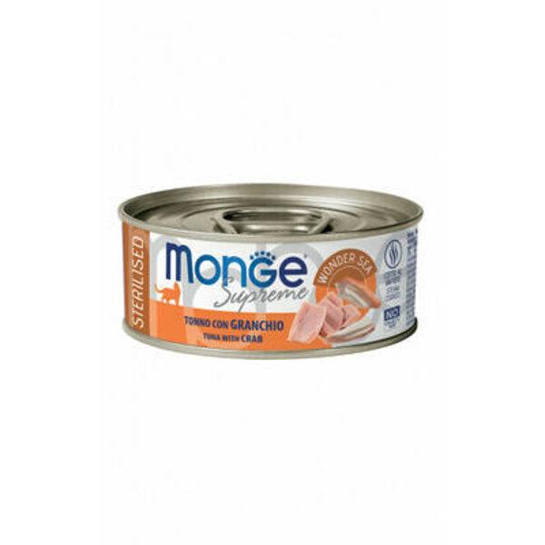 Monge Supreme Tuna with Crab Sterilised 80 g