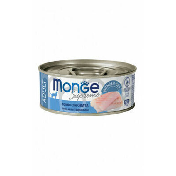 Monge Supreme Tuna with Seabream Adult 80 g