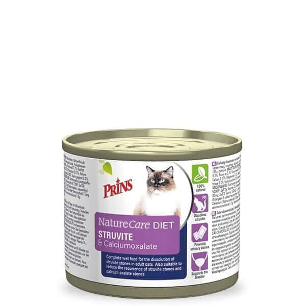 Prins NatureCare Cat Diet STRUVITE & Calciumoxalate 6x200g