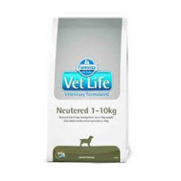 VET LIFE DOG NEUTERED 1-10KG 2KG