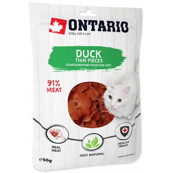 Ontario Cat Duck Thin Pieces 50g