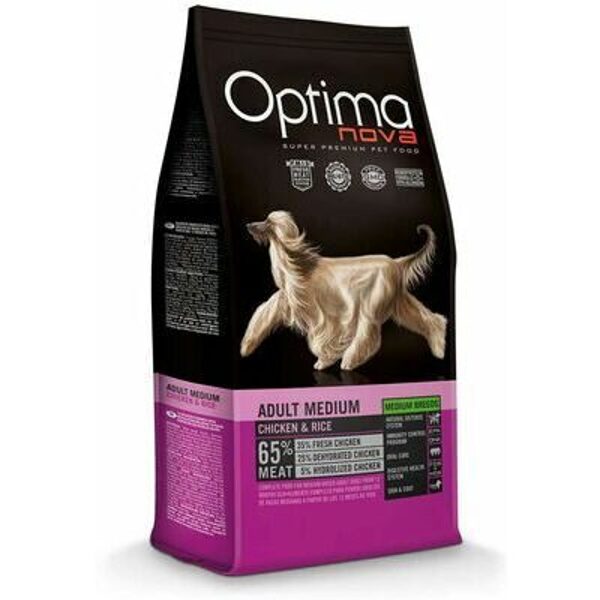 OPTIMANOVA Adult Medium Chicken & Rice 12 kg