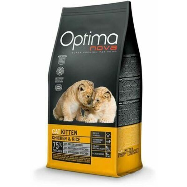 OPTIMANOVA Cat Kitten Chicken & Rice 2 kg