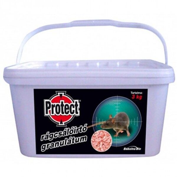 PROTECT granulas pret pelēm/žurkām, Bromad. 0,05g/kg 3kg