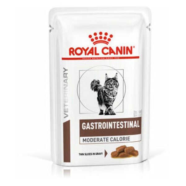 Royal Canin GASTRO INTESTINAL MODERATE CALORIE CAT WET (85g x 12)