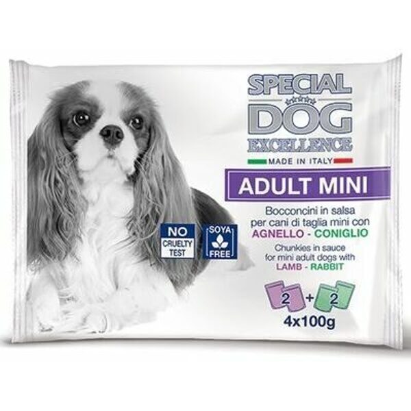 SPECIAL DOG Excellence pouches Mini ADULT lamb/rabbit 4x100 g