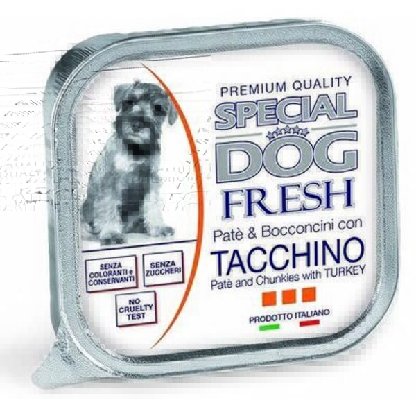 Special Dog Fresh pastēte un gabaliņi ar tītara gaļu 150 g