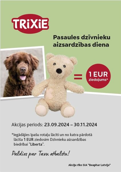 Trixie Teddy world animal welfare day, plush, 27 cm