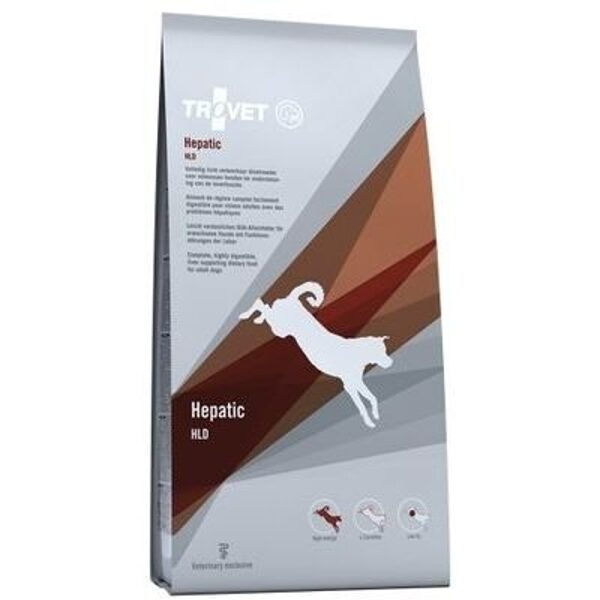 Trovet Hepatic dog 12,5 kg HLD