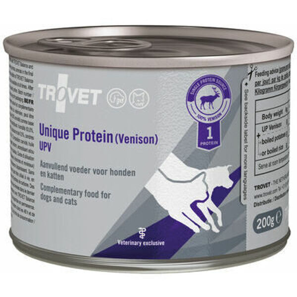 Trovet Unique Protein (Venison) dog/cat 200g / UPV